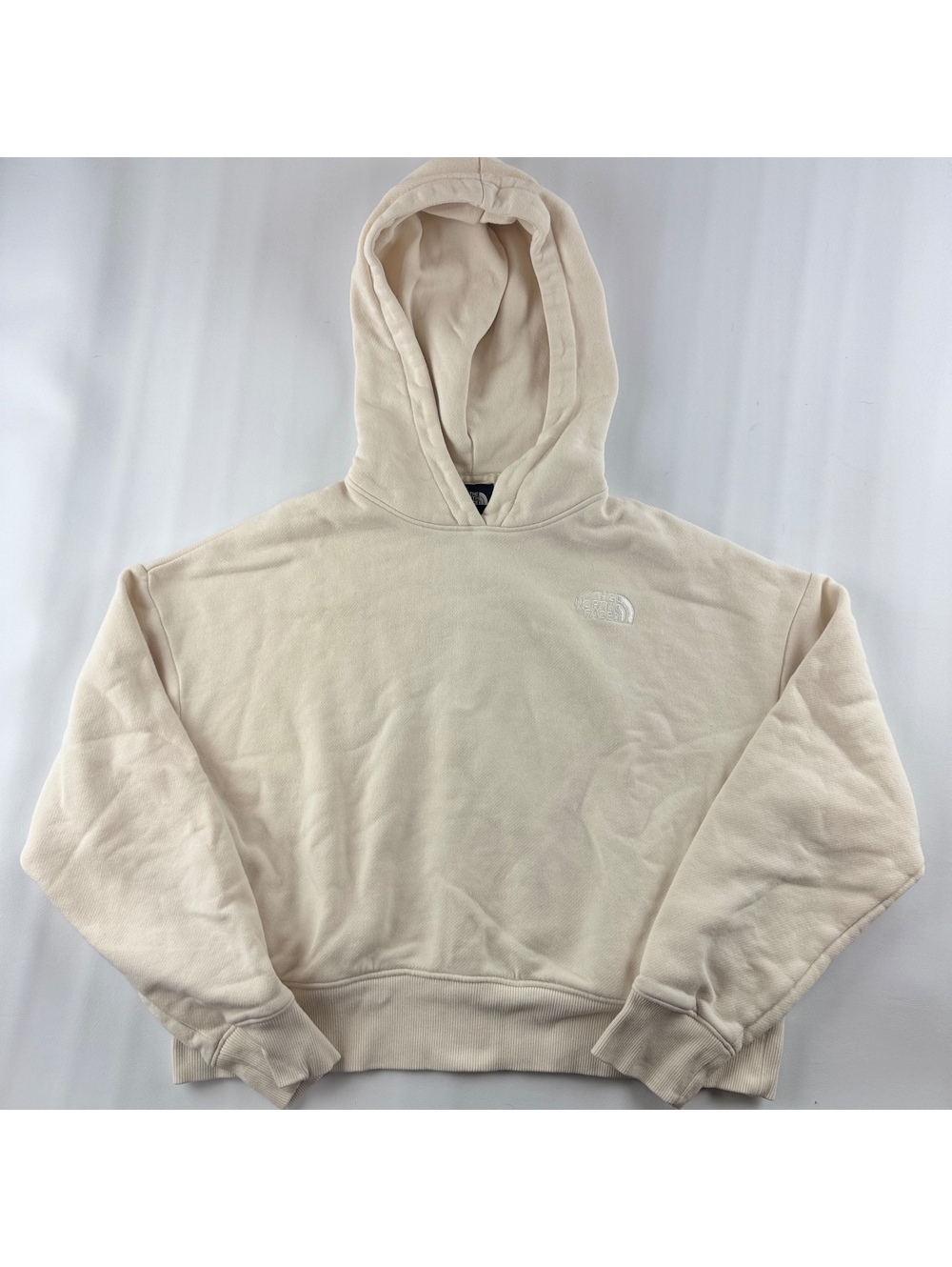 The North Face Women’s Cream Cropped Hoodie Size M